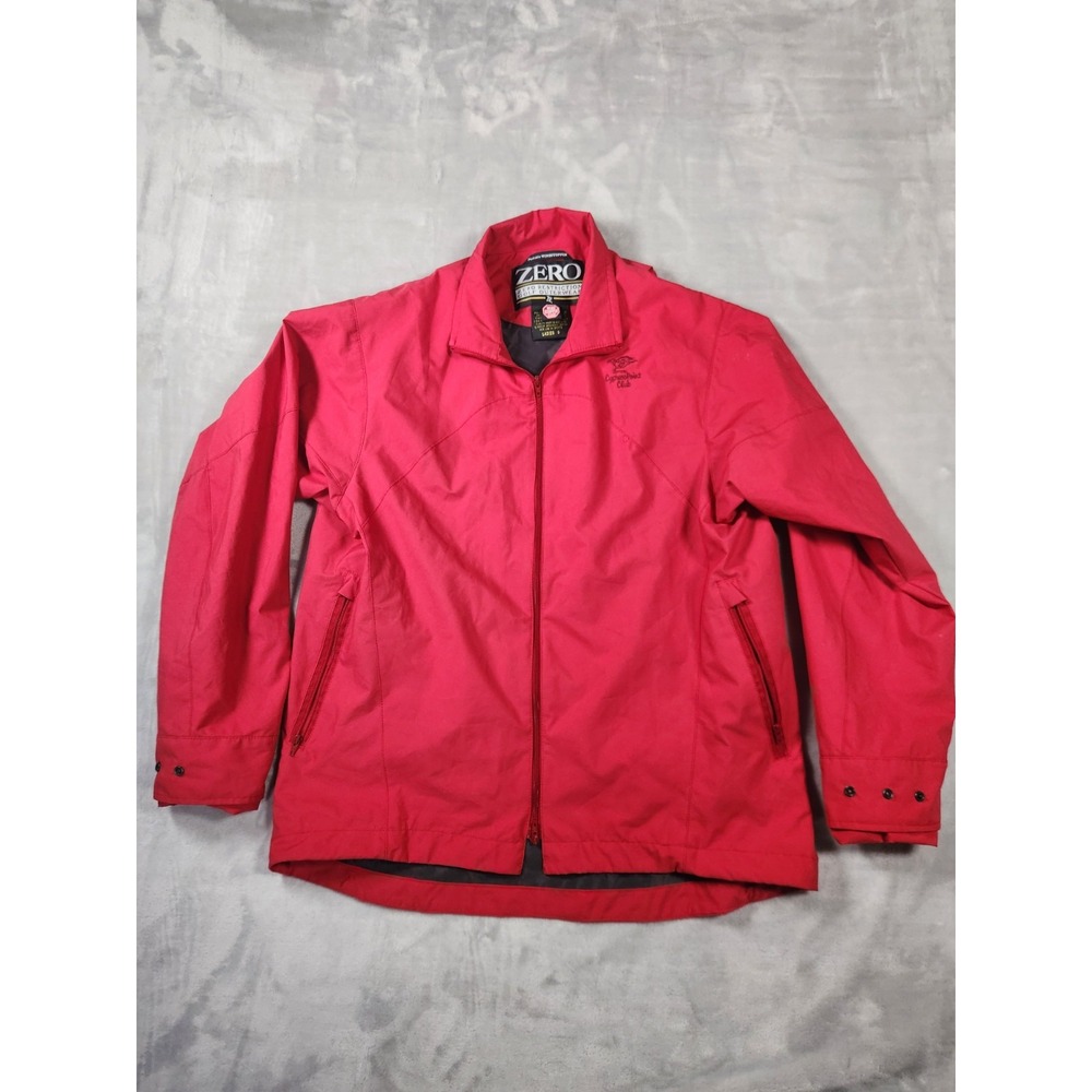 Zero Restriction Women's Packable windstopper Jacket Red Size S‎